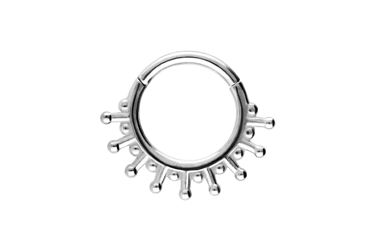 PIERCINGLINE Nasenpiercing Chirurgenstahl Segmentring Clicker 3 Gedrehte Ringe Ohrpiercing Septum Clicker 1 Tlg Ohrpiercing Fuer Conch Helix Tragus Daith Lobe S0vd50kf